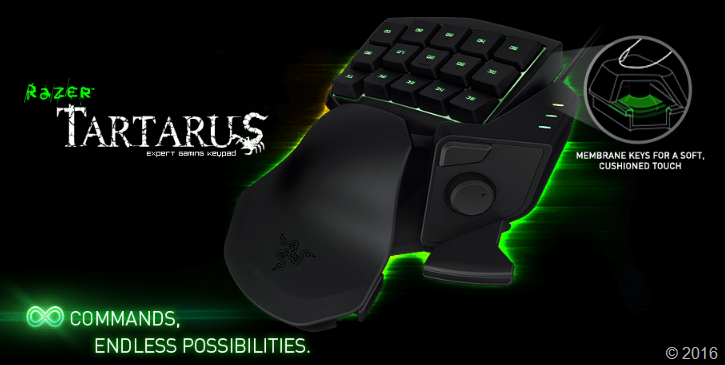 Razer Tartarus Chroma 左手デバイス