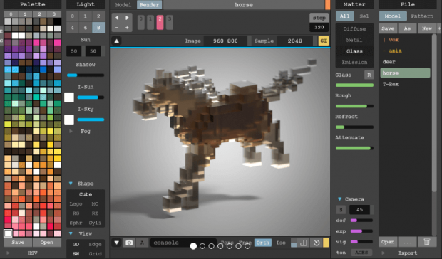 おすすめ無料3dソフトmagicavoxel マイクラ的な3dドットモデリング